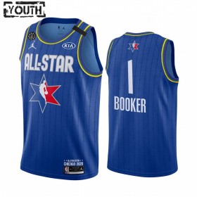 Canotte Bambino Phoenix Suns Devin Booker 1 2020 All-Star Jordan Brand Blu Swingman